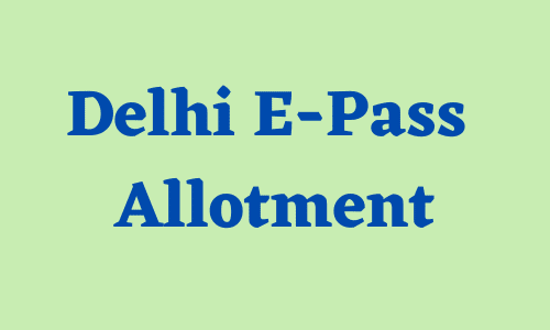 Delhi E Pass