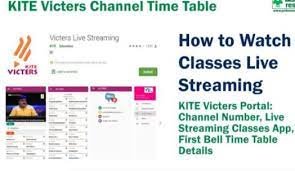 Victers Channel Time Table