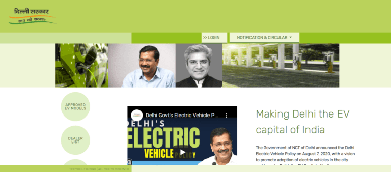 delhi electric vehicle policy